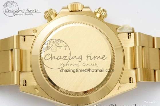 1:1 BTF Best SA4130 Daytona Black YG Bracelet Edition on 116508 YG Dial 0109